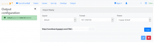scoreboard output url for yor streaming client