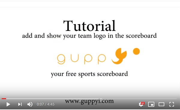 how to add team logo to the scoreboard