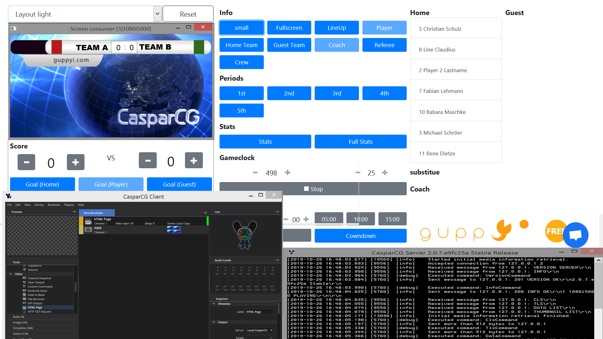 Scoreboard Software Control Graphic Overlays Livestream