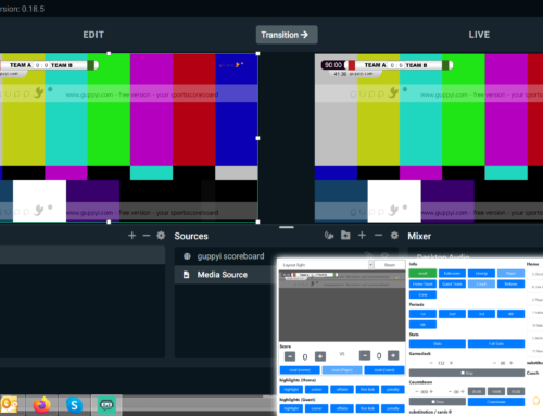 guppyi scorboard for Streamlabs OBS