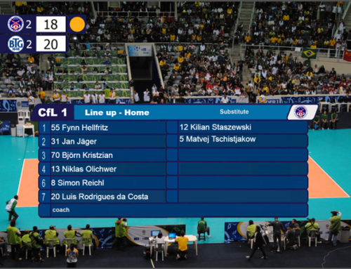 Volleyball scoreboard now online